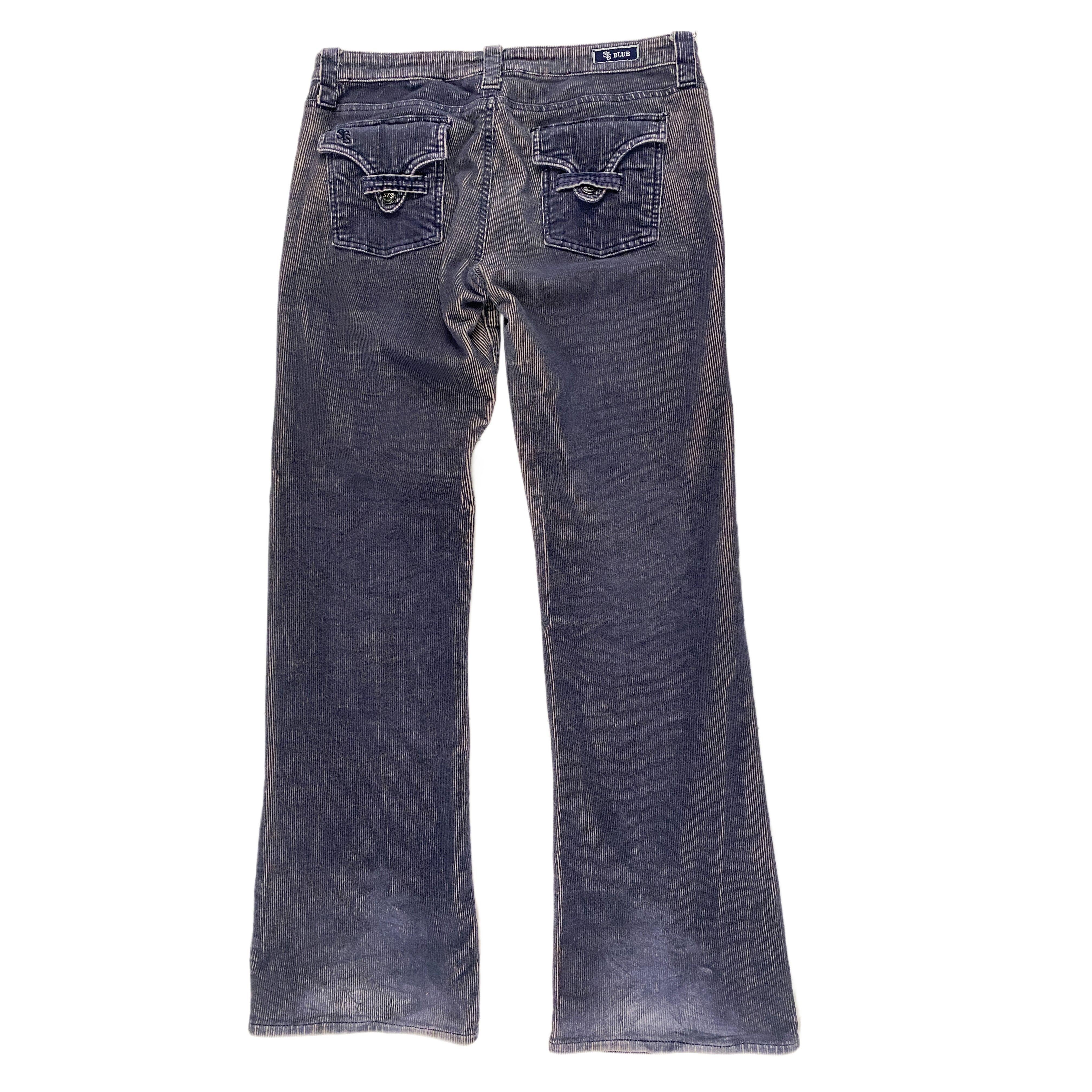 Dusty Blue Corduroy Pants (L)