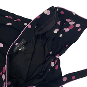 Bebe Polka Dot Pixie Hem Mini Dress (S/M)
