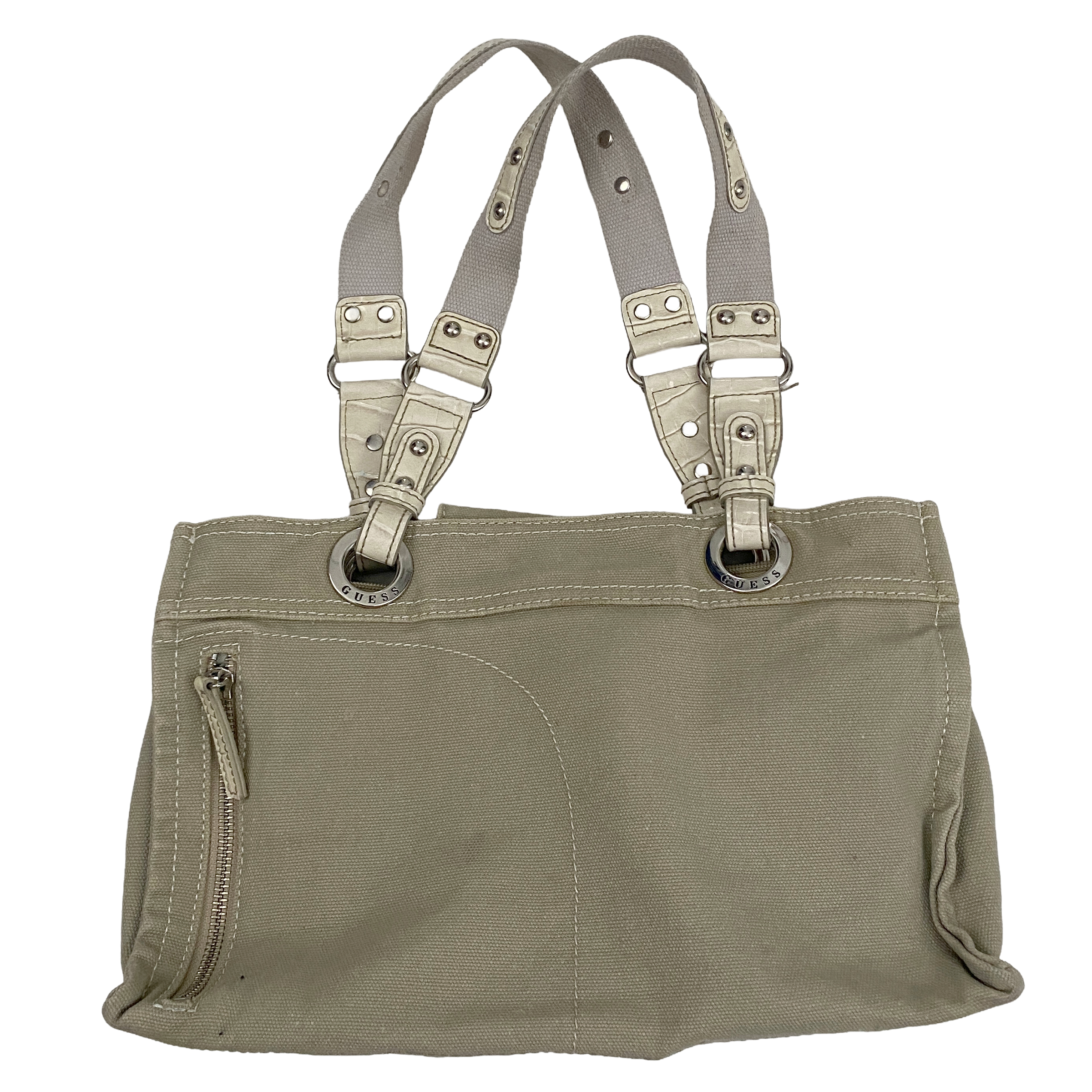 Guess Utility Canvas Shoulder Bag