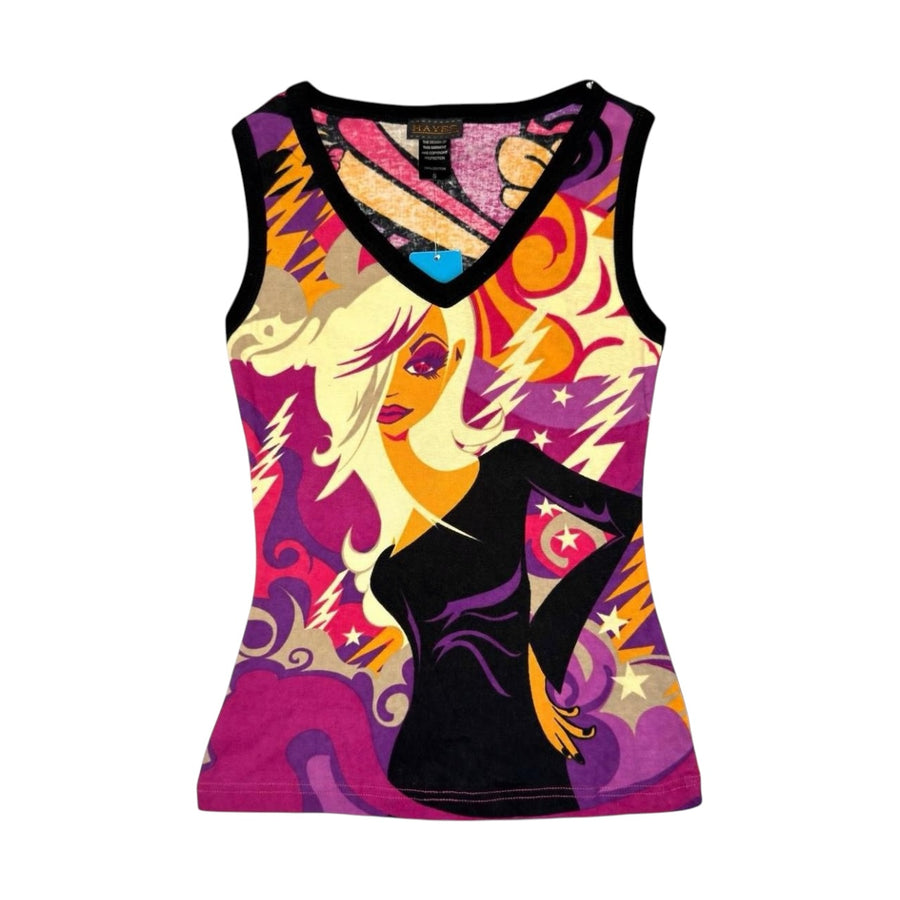 Deadstock Hayes Y2K Graphic Tank Top (s)
