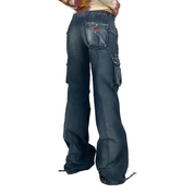 Miss Sixty 2000s Low Rise Dublin Cargo Jeans (XS/S)