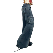 Miss Sixty 2000s Low Rise Dublin Cargo Jeans (XS/S)