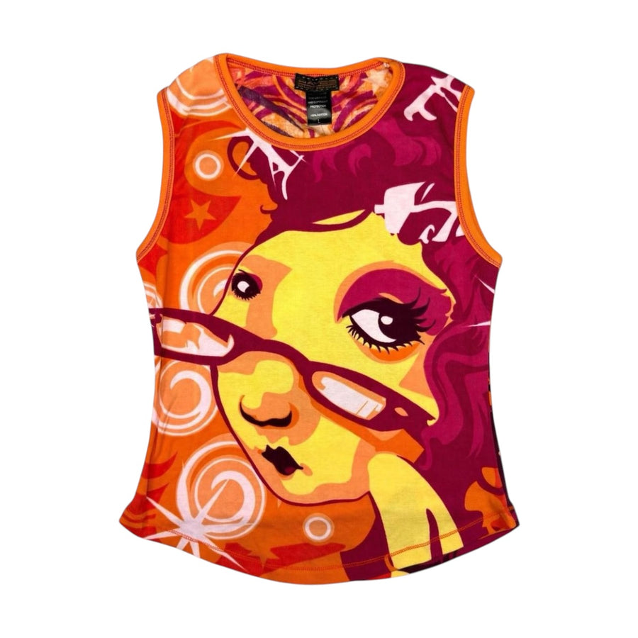 Deadstock Hayes Y2K graphic tank top (l)