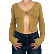 Gilded Candies Y2K Embellished Cardi (S)