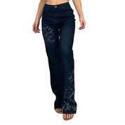 Heart Embellished Jeans (S Tall)