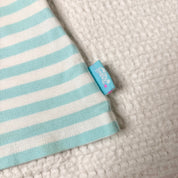Angel Blue Ice Cream Graphic Striped Tank (S)