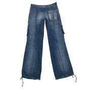 Miss Sixty 2000s Low Rise Dublin Cargo Jeans (XS/S)