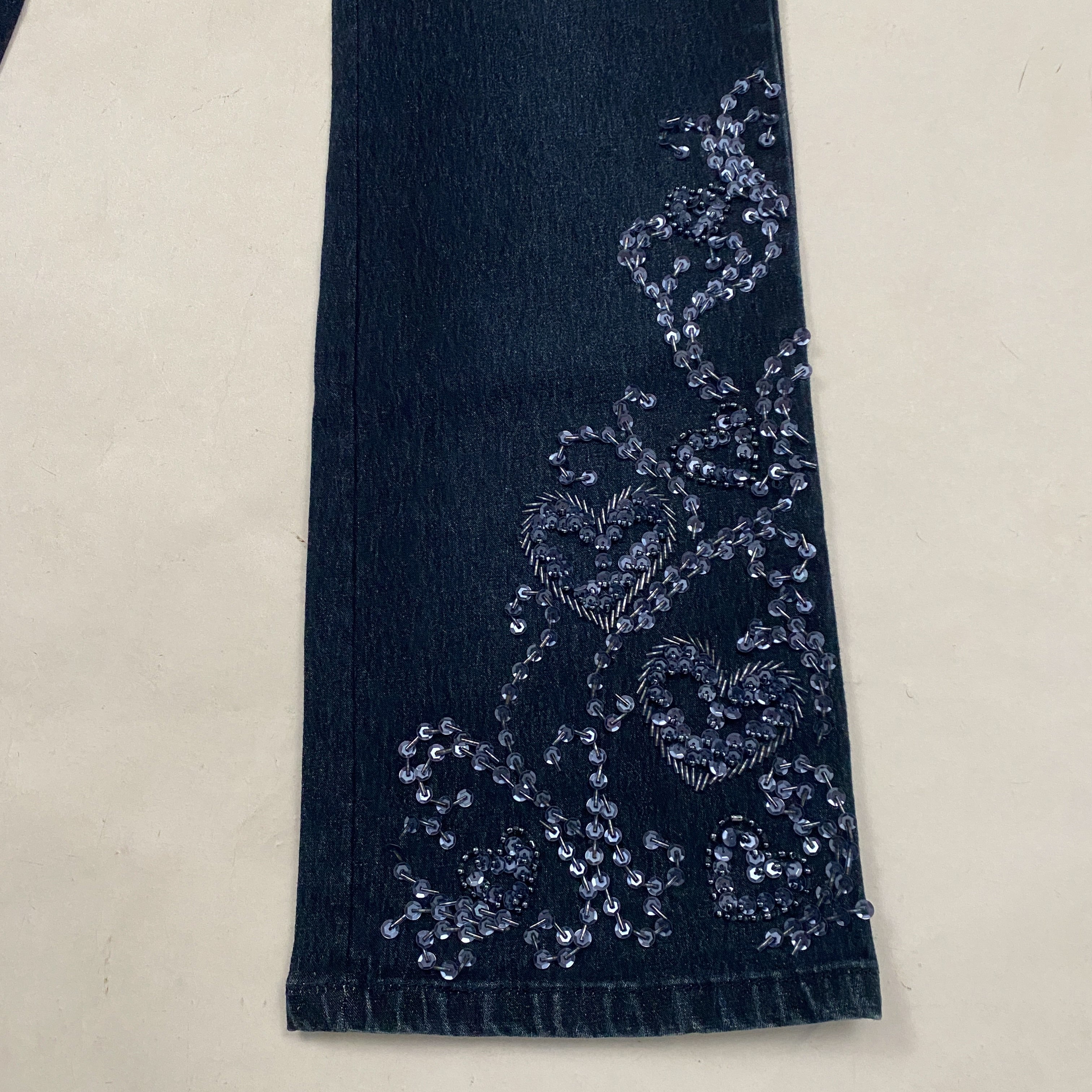 Heart Embellished Jeans (S Tall)