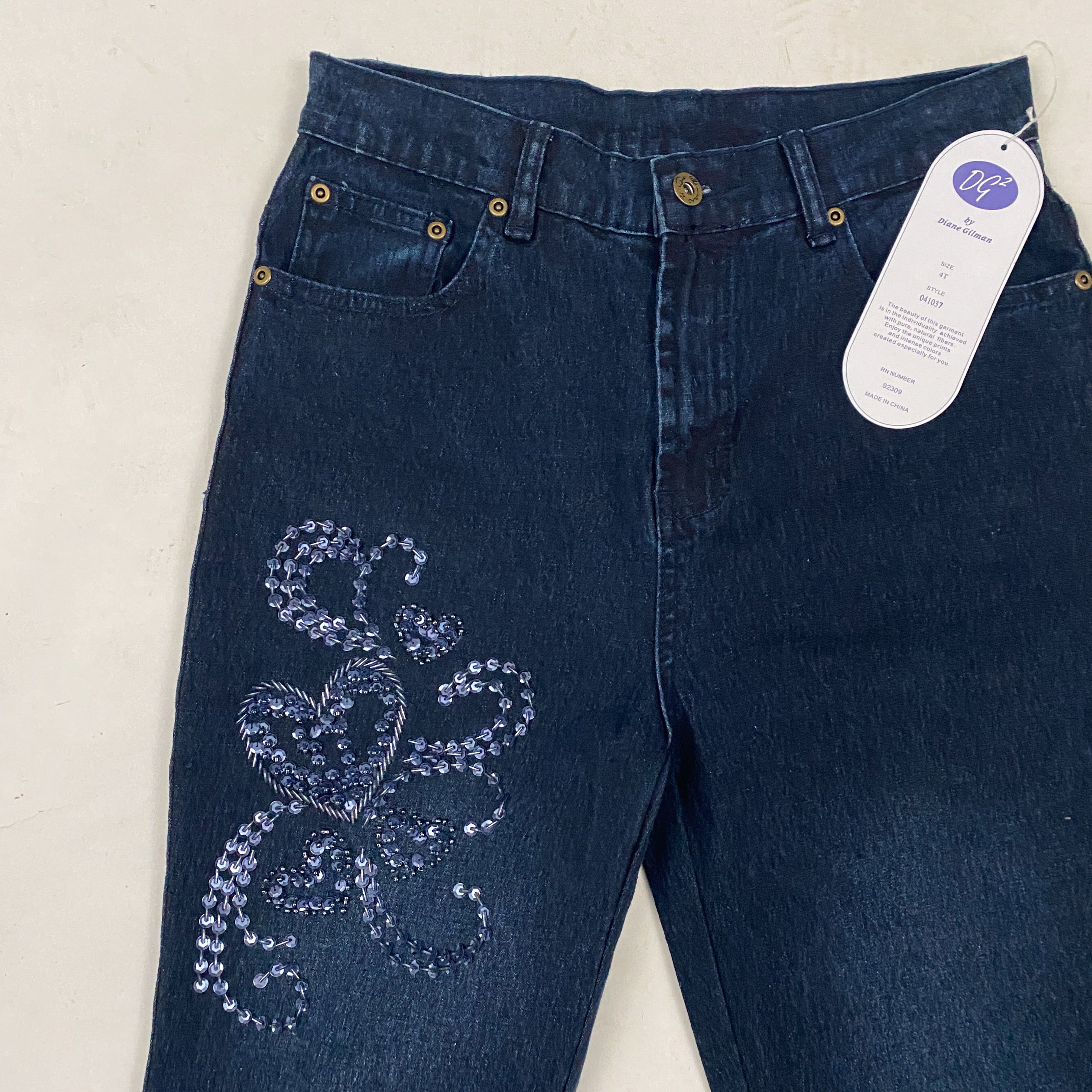 Heart Embellished Jeans (S Tall)