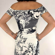 Just Cavalli Graffiti Dress (S)