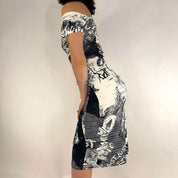 Just Cavalli Graffiti Dress (S)