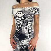 Just Cavalli Graffiti Dress (S)