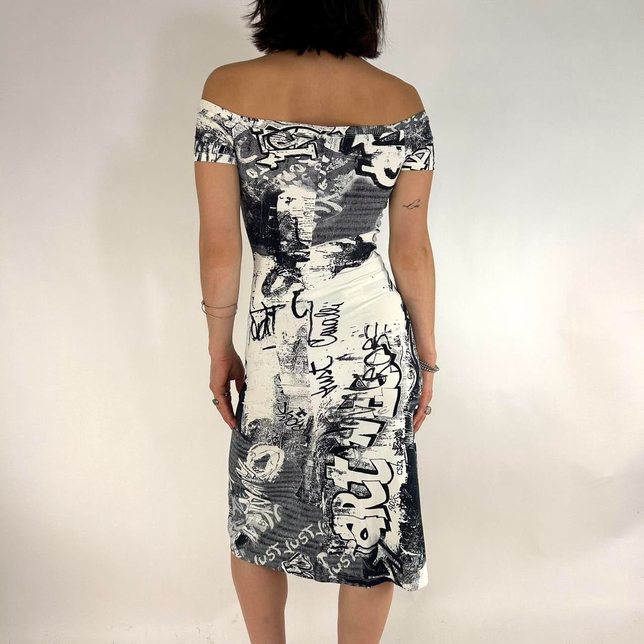 Just Cavalli Graffiti Dress (S)