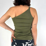 Vintage YSL One Shoulder Top (XS/S)