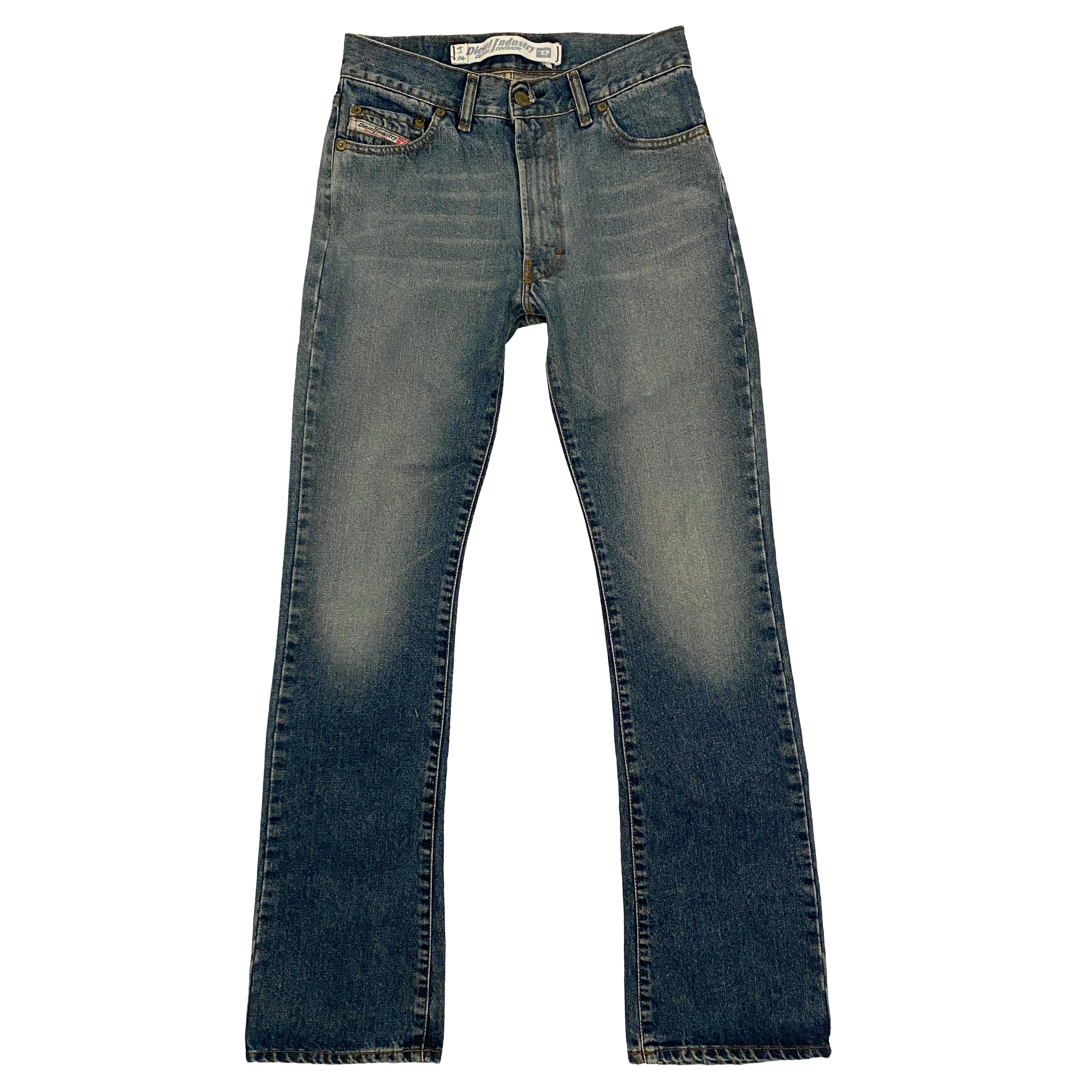 Diesel 2000s Mid-Rise Boot Cut Jeans (XS)