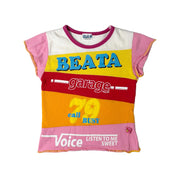 J-fashion Patchwork Baby Tee (XS)