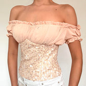 Euro Handmade Embellished Corset (S)