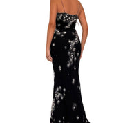Deadstock Silk Beaded Maxi Dress (S/M)