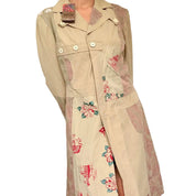 Deadstock Custo Barcelona Floral Trench Coat (L)