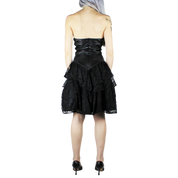 90s Leather Bustier Dress (S)