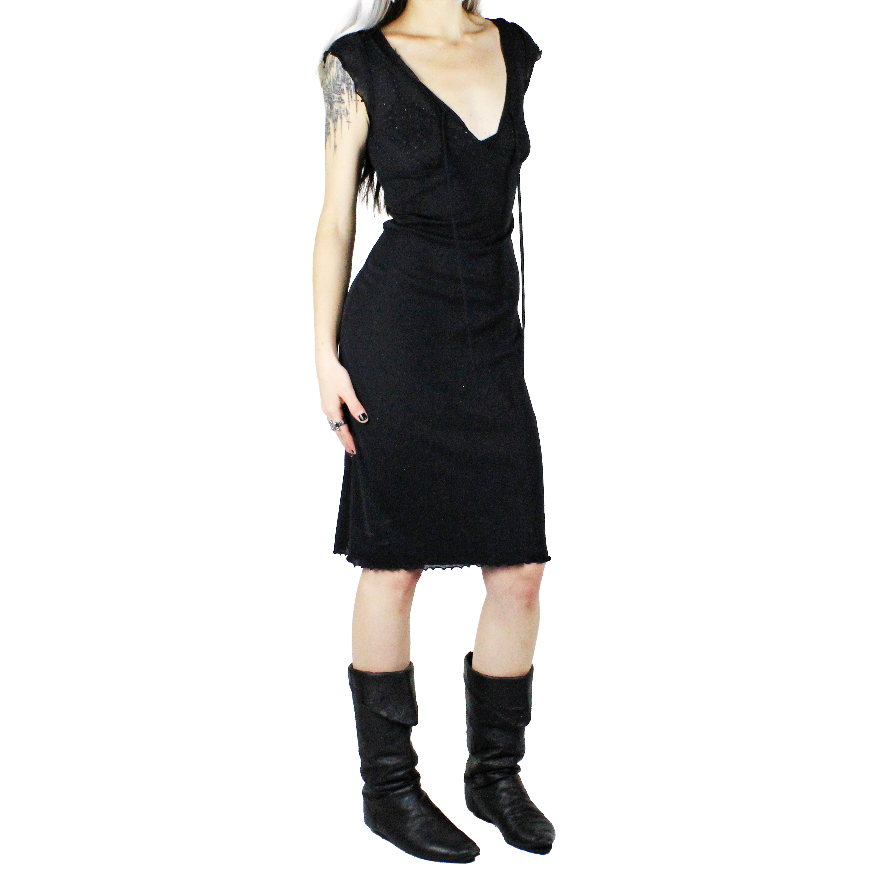90s mesh dress 90s Mesh Midi Dress (S)
