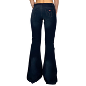 Miss Sixty 2000s Deep Navy Low Rise Corduroy Flares (S)