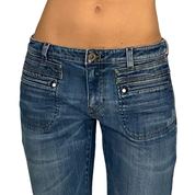 Diesel 2000s Low Rise Boot Cut Jeans (S)