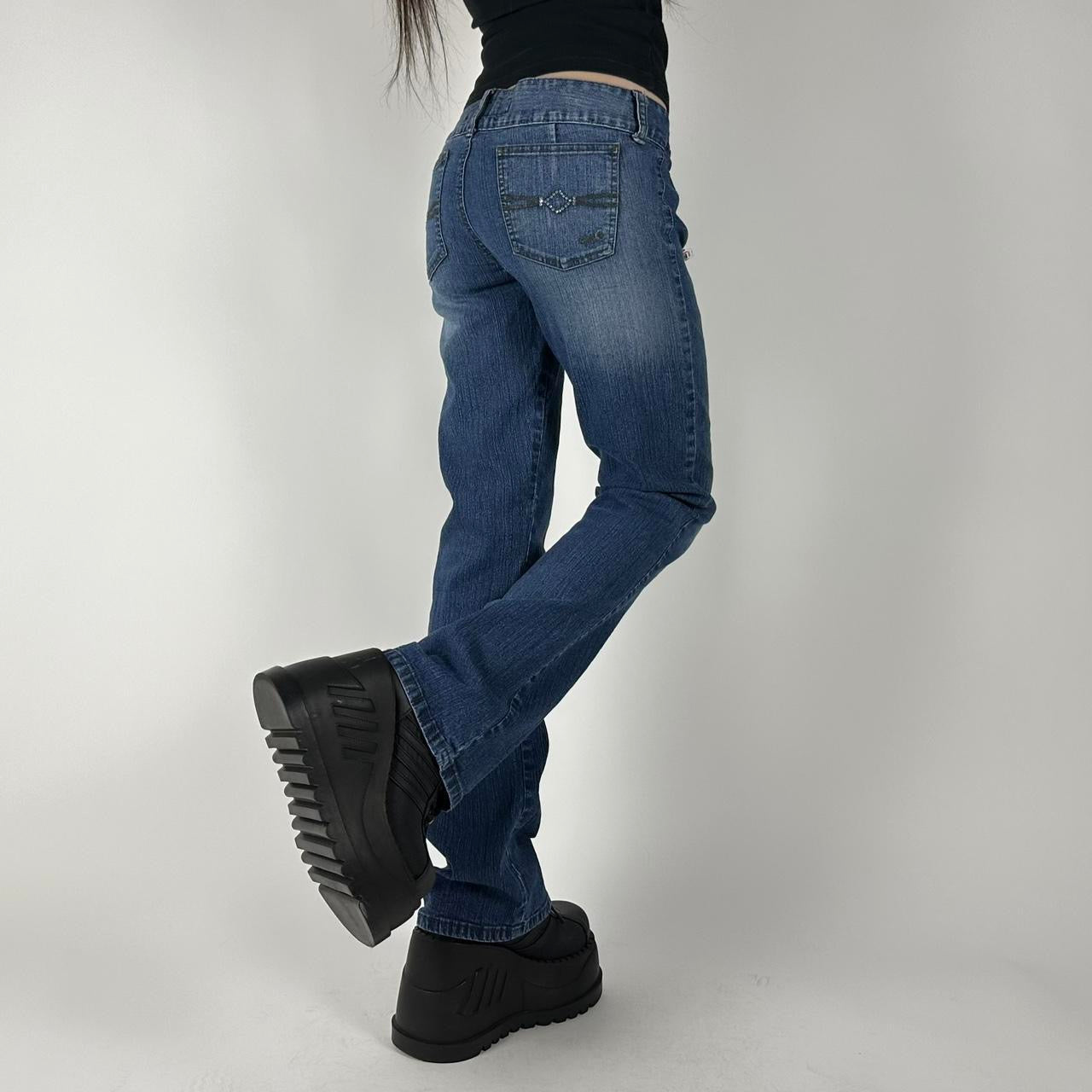 Y2K Mudd Flare Jeans (S)