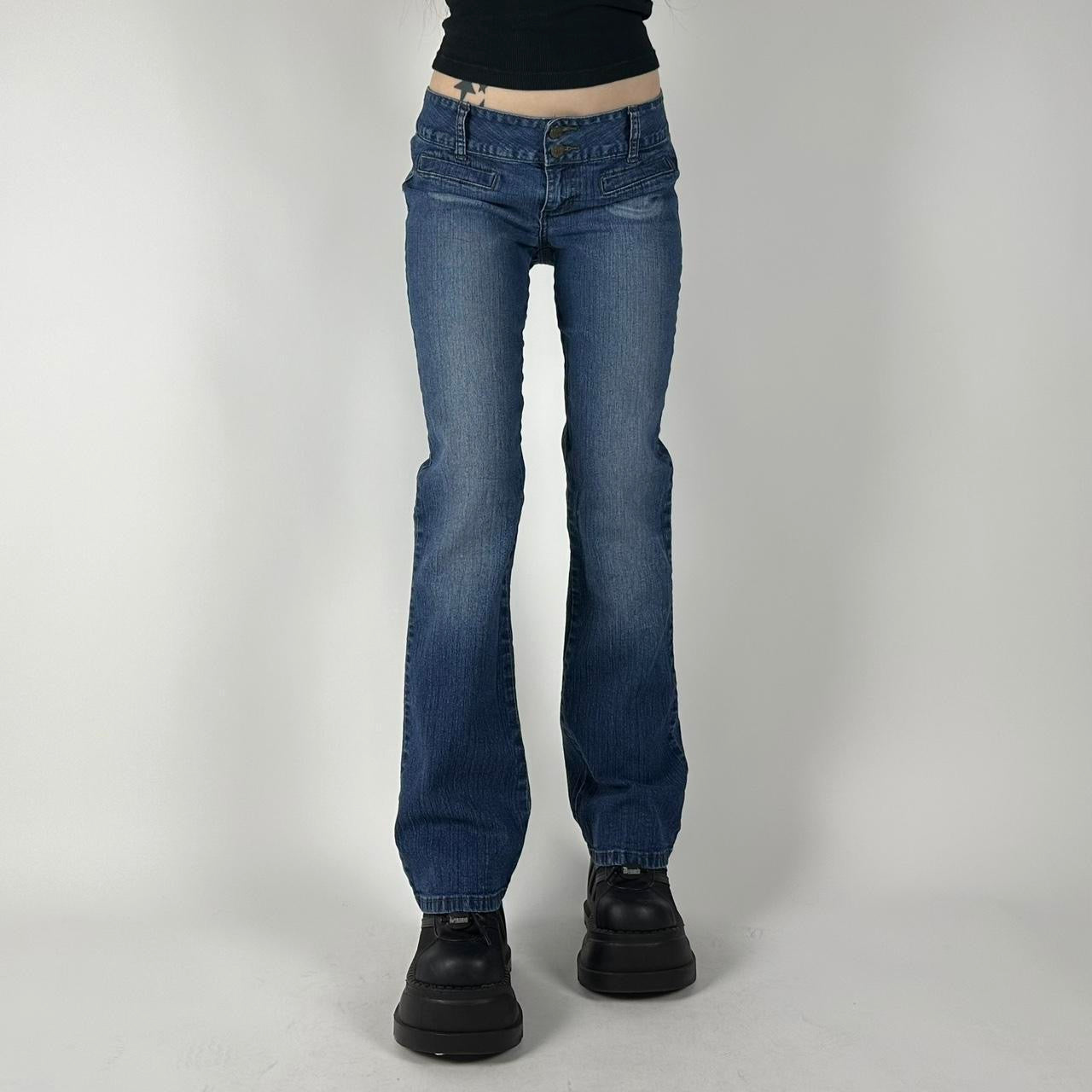 Y2K Mudd Flare Jeans (S)