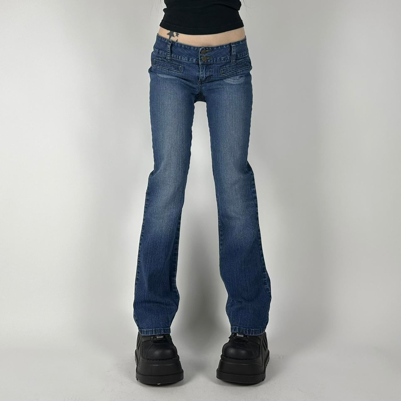 Y2K Mudd Flare Jeans (S)