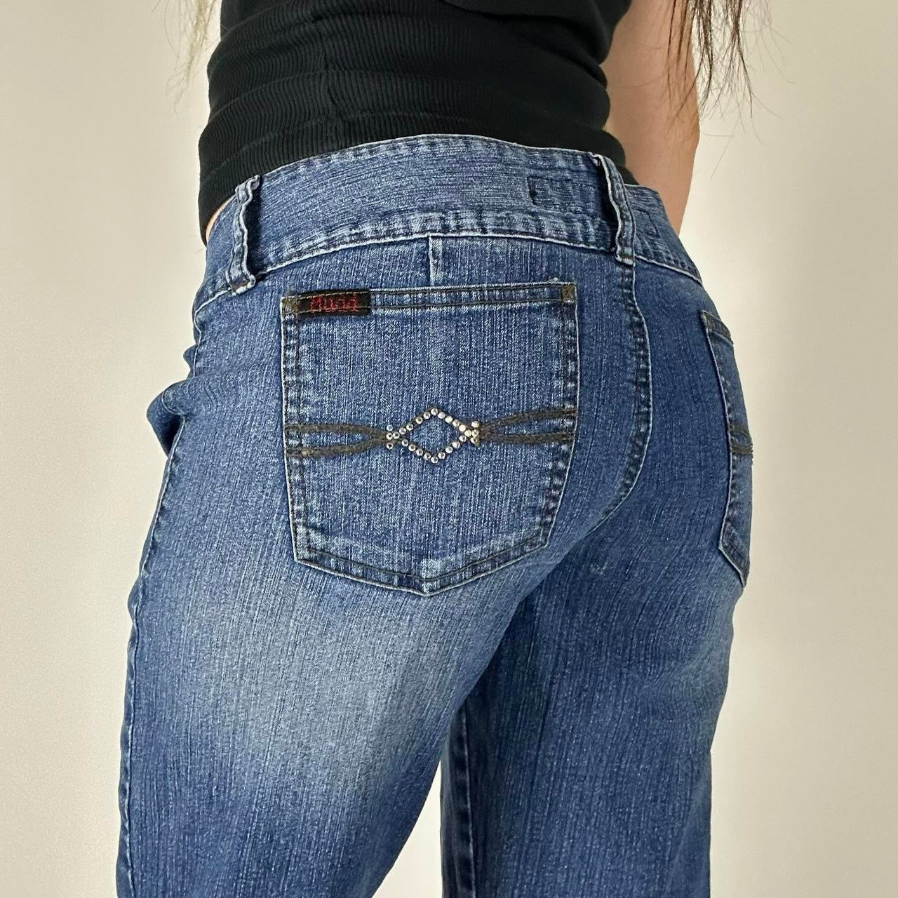 Y2K Mudd Flare Jeans (S)