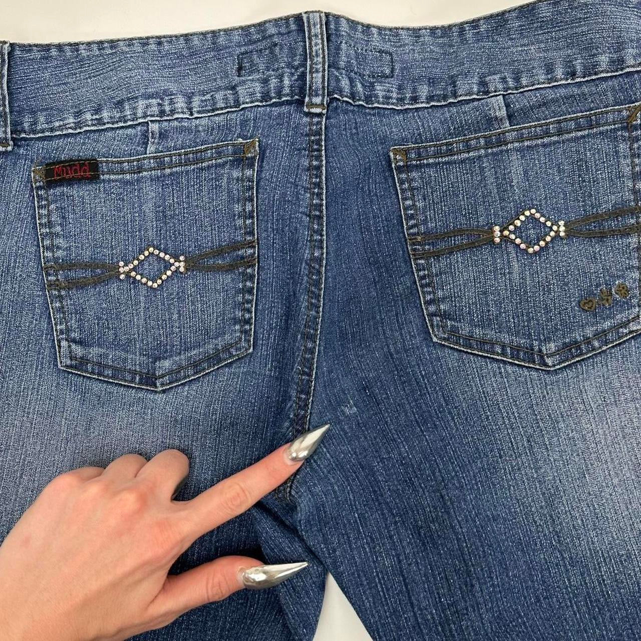 Y2K Mudd Flare Jeans (S)