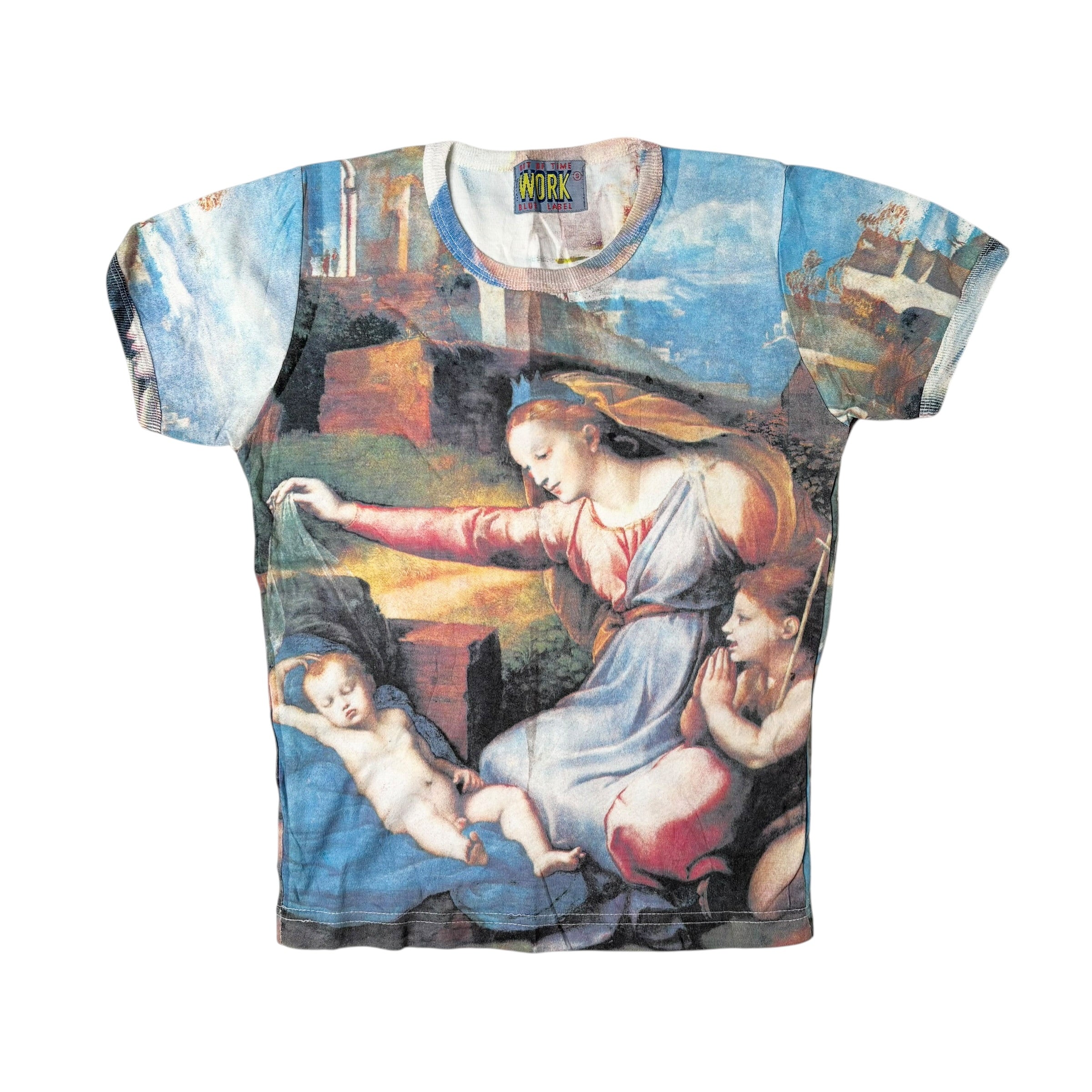 Work Leonardo da Vinci "The Virgin of the Rocks" Art Print Tee (S)
