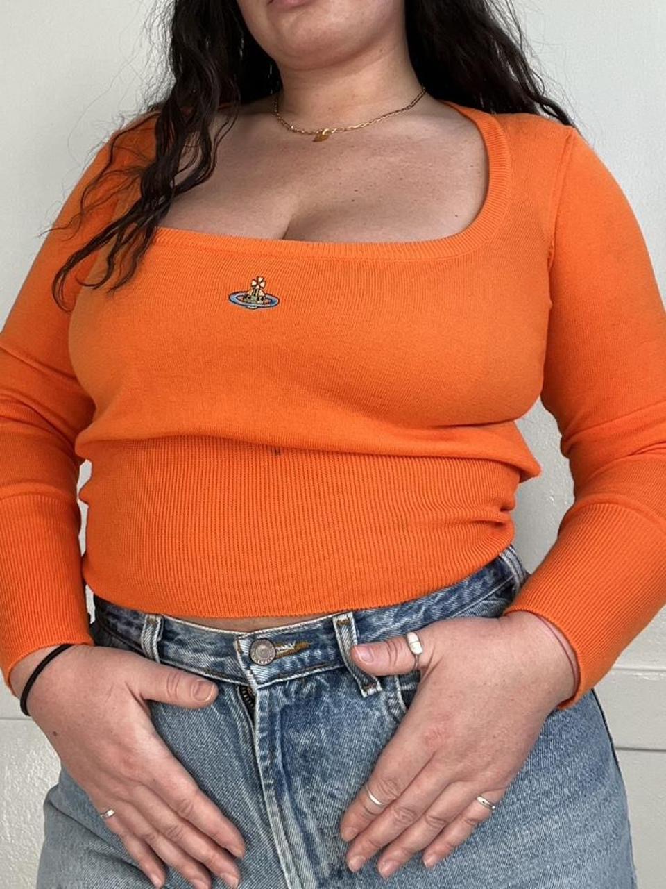 Vivienne Westwood Orange Knit Sweater