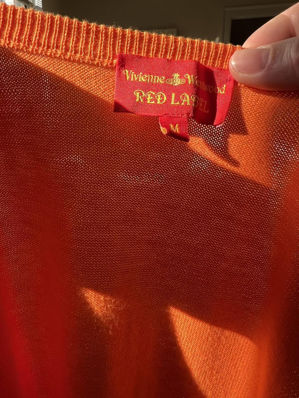 Vivienne Westwood Orange Knit Sweater