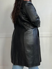 Vintage 1990s Leather Jacket (XL)