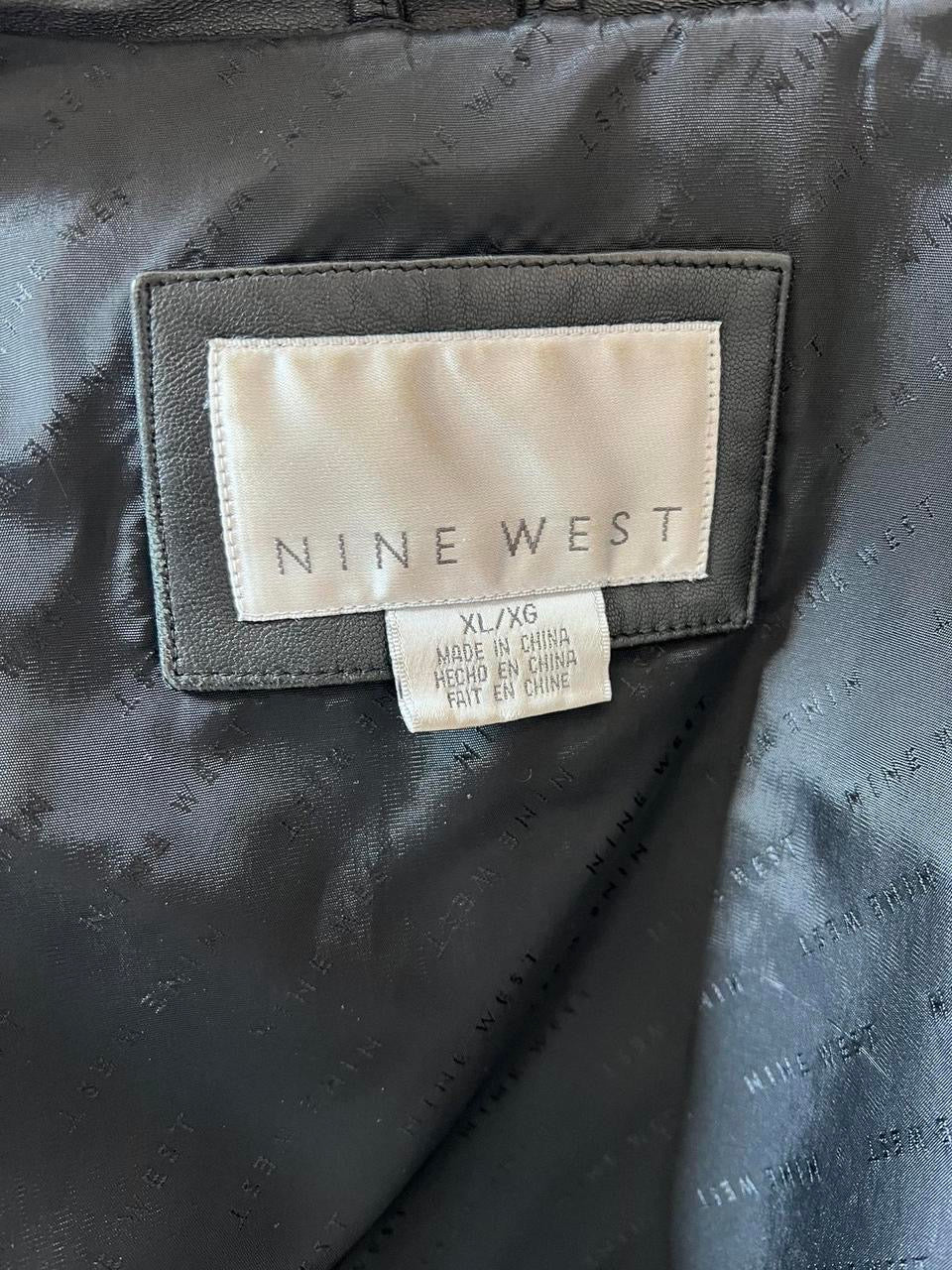 Vintage 1990s Leather Jacket (XL)