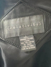 Vintage 90s Genuine Leather Jacket (L)