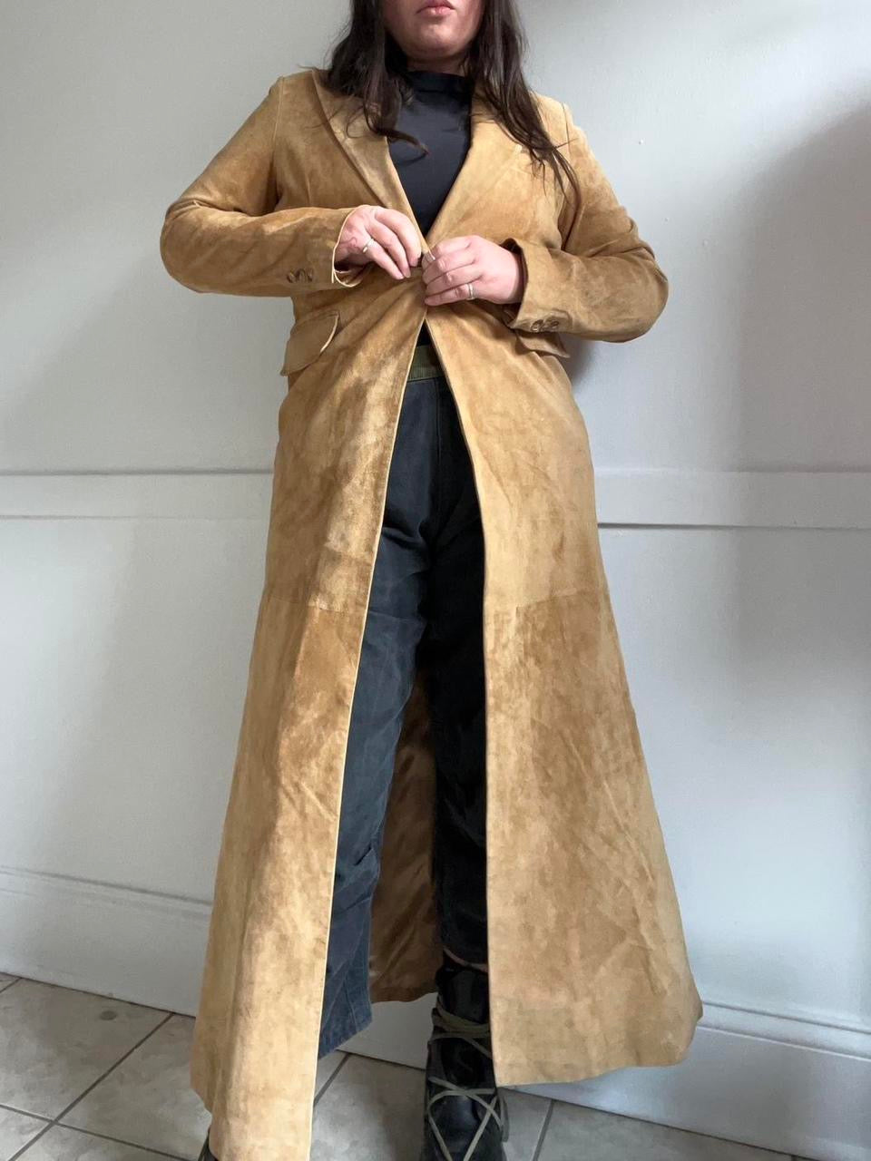 Vintage 90s Genuine Suede Jacket (L)