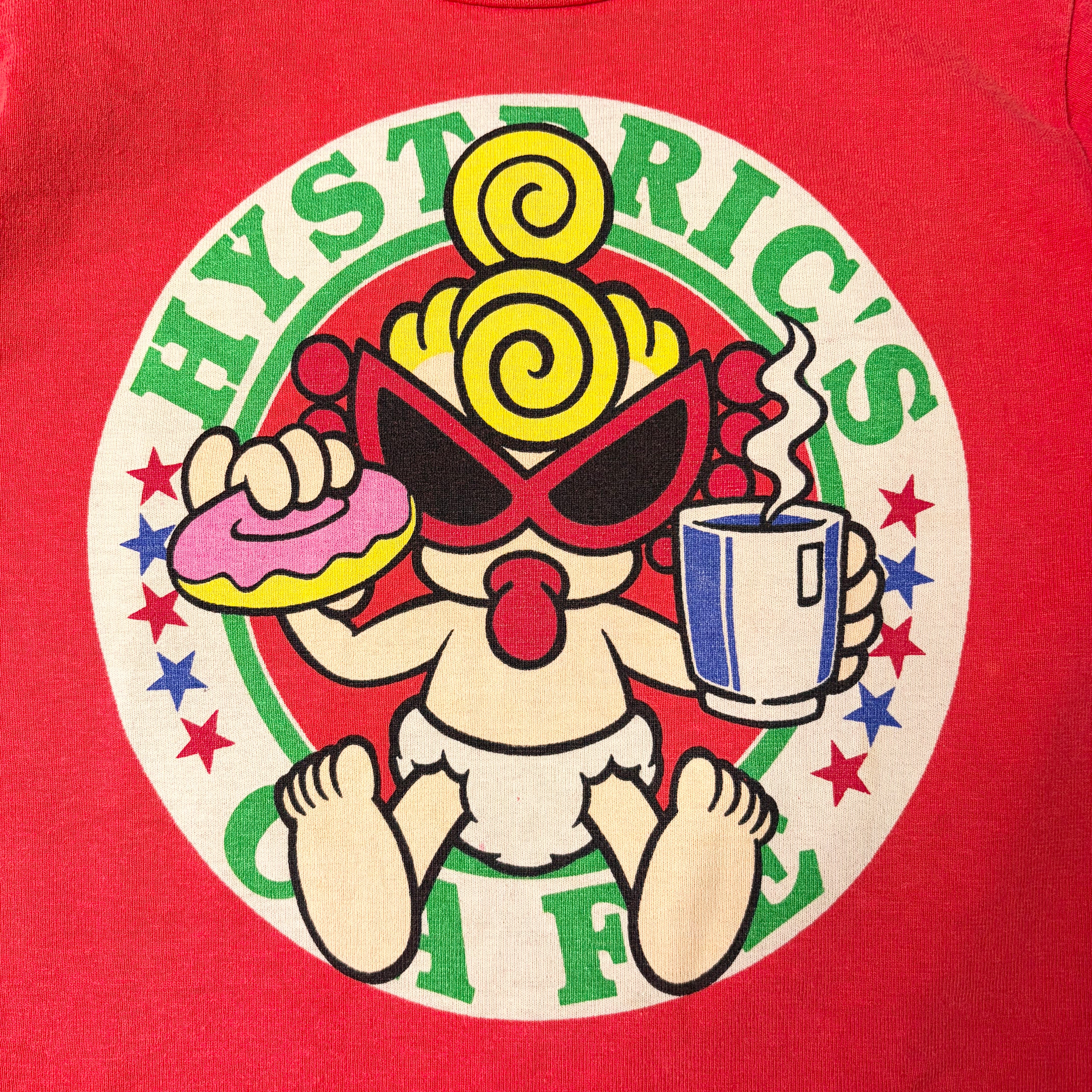 初期 90s ヒステリックグラマー YUMMY!!! ドーナツベア Tシャツ Hysteric Glamour Donut Graphic Tee (XS) – Holy Thrift