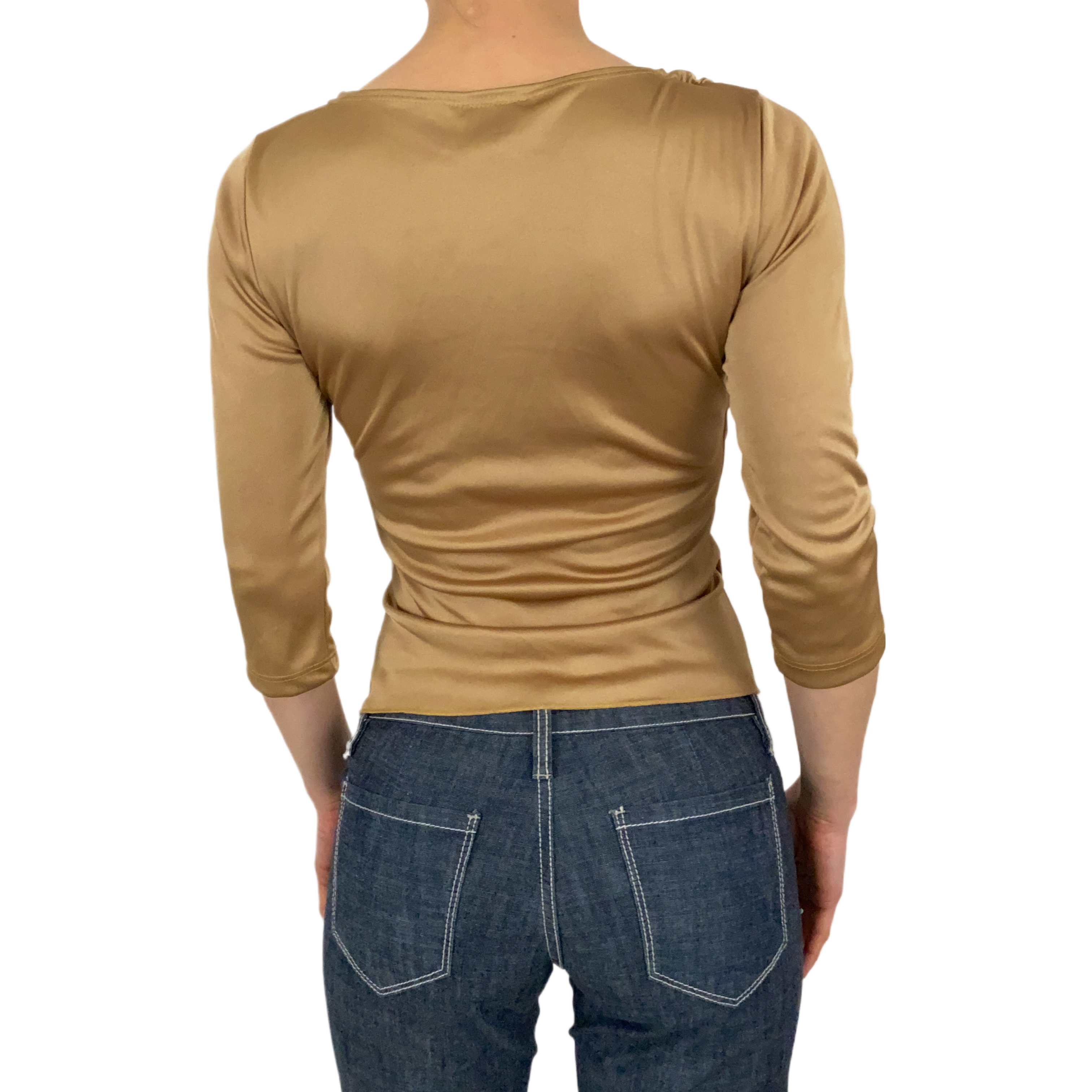 Gold Slinky Party Top (S)