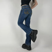 00s Contrast Stitch Bootcut Jeans (S)