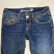 00s Contrast Stitch Bootcut Jeans (S)