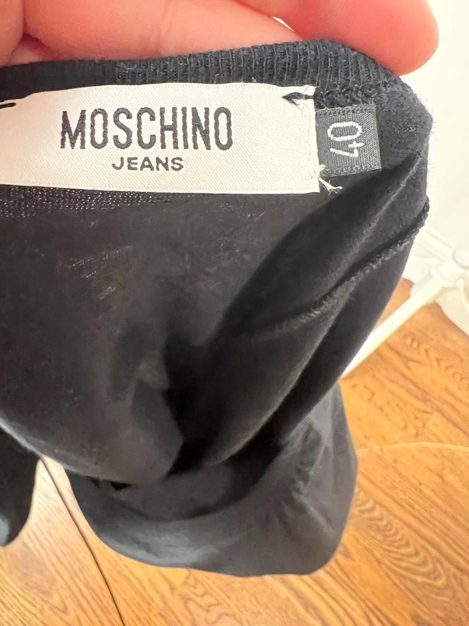 Vintage Y2K Moschino Jeans off-the-shoulder top (S/M)