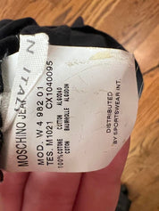 Vintage Y2K Moschino Jeans off-the-shoulder top (S/M)