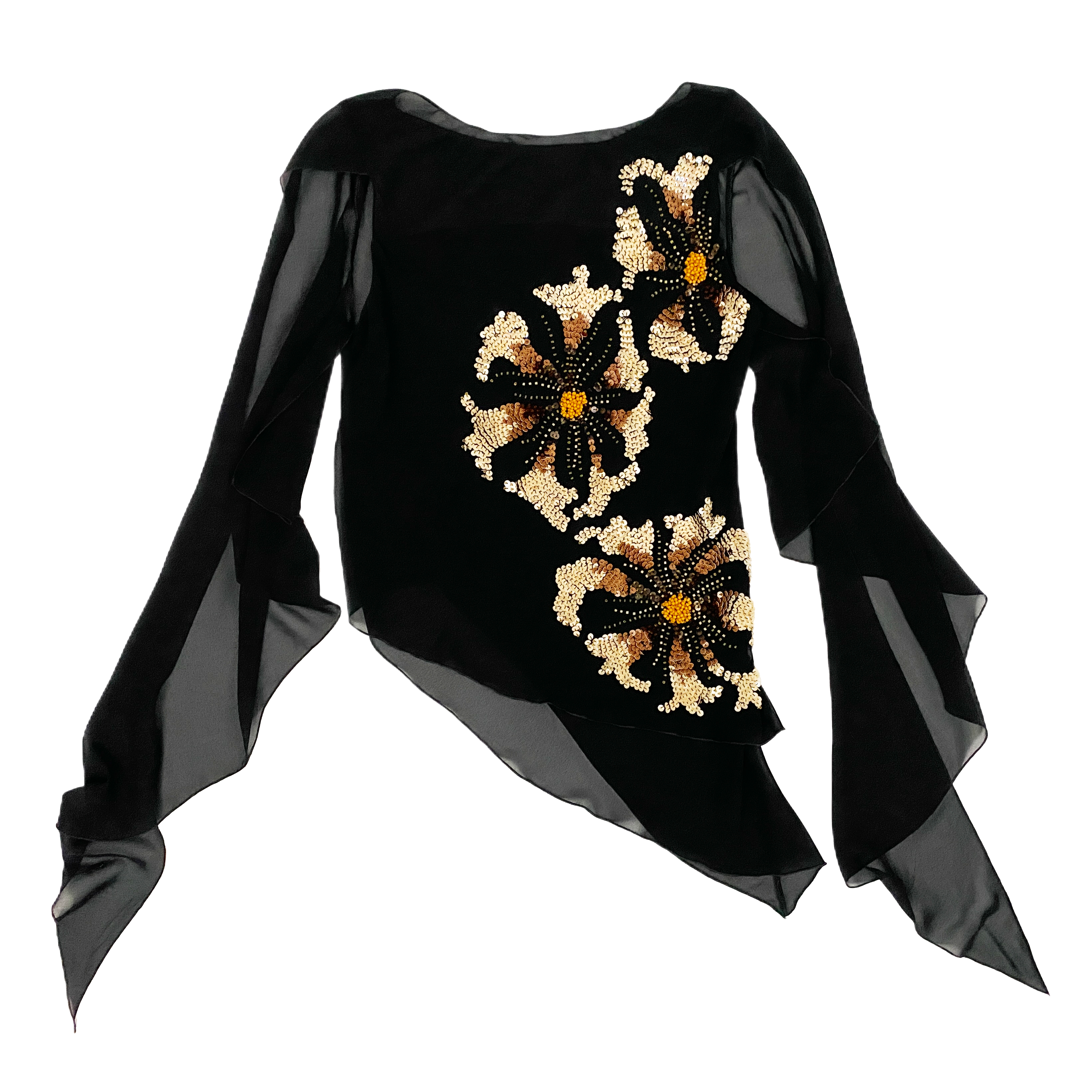 Noir Embellished Whimsy Top (M)