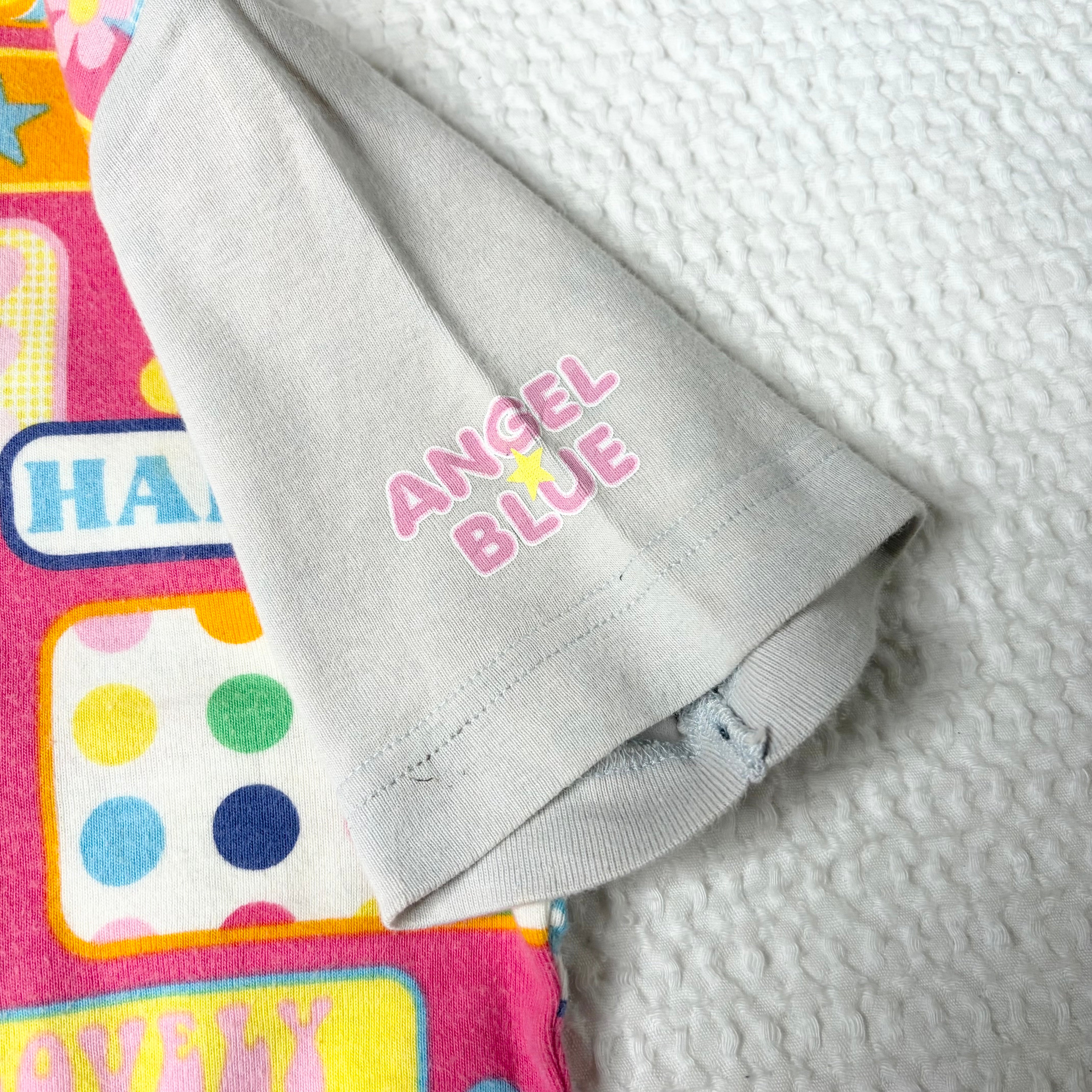 Angel Blue AOP Maximalist Tee (S-M)