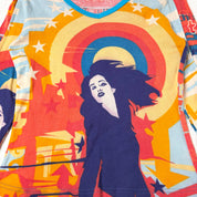 Custo Barcelona Patchwork Graphic Long Sleeve (S-M)