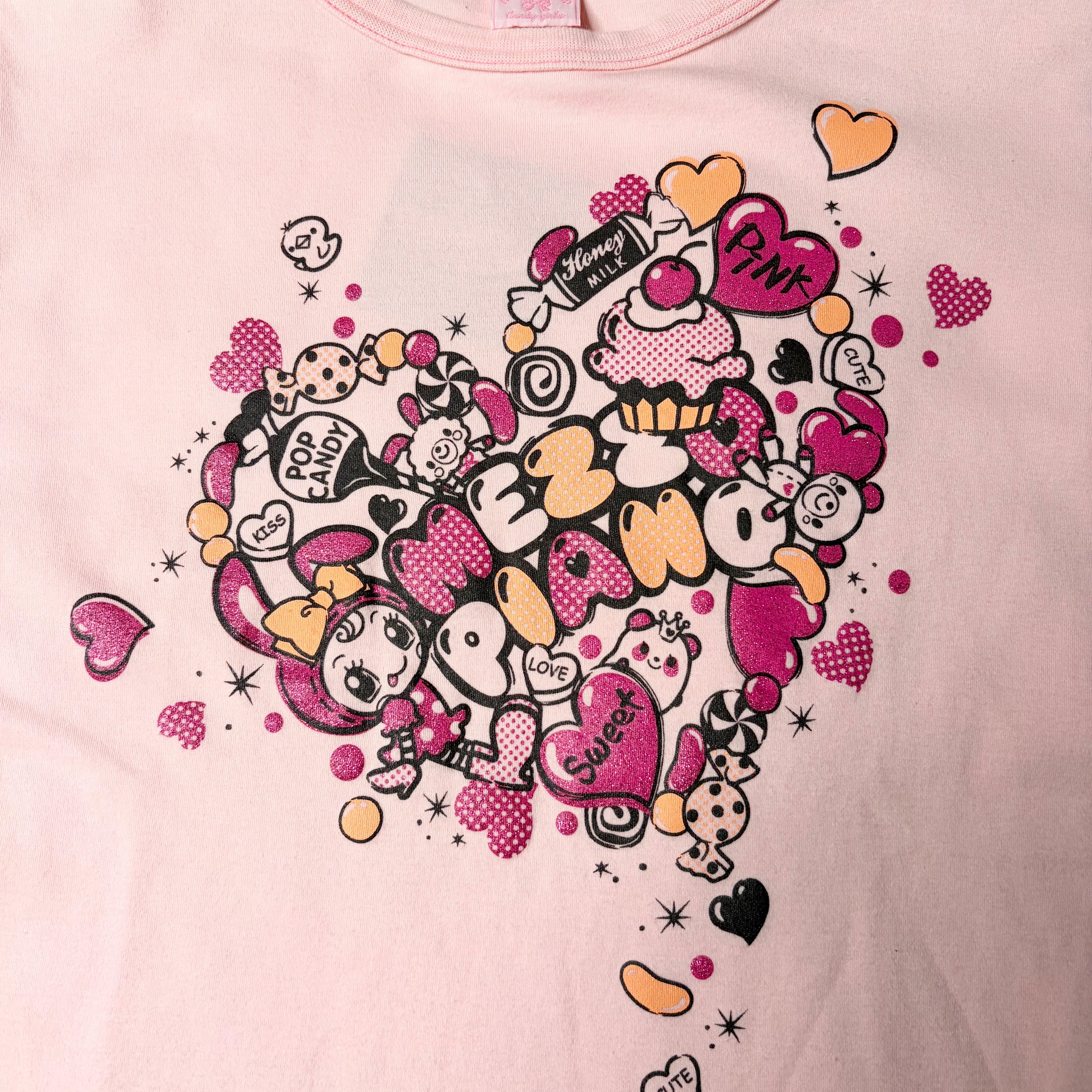 Mezzo Piano Puff Sleeve Graphic Tee (S)