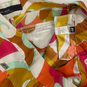 Miss Sixty 2000s Ultra Low Rise Psychedelic Flare Trousers (S)